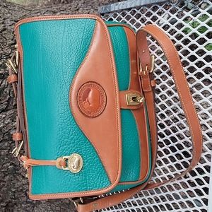 Vintage Dooney & Bourke AWL Jade Carrier Bag